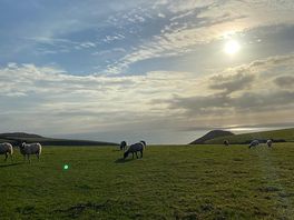View from walk from campsite