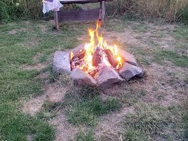 Campfire at each pitch
