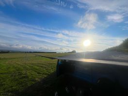 Looking out over the site