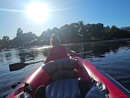 River kayak was peaceful and enjoyable