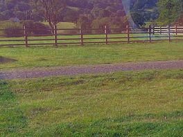 Lovely view from our caravan