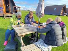 Picnic table & parasol inc.