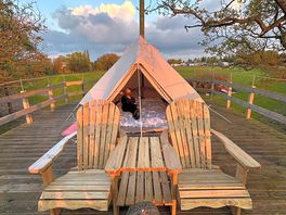 Tree house bell tent