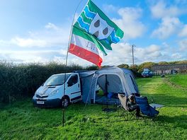 The camp set up