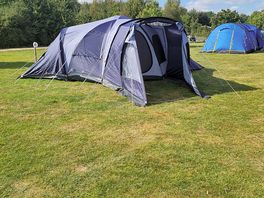 Tent pitched