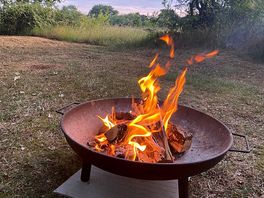 £10 for the fire pit and wood👍