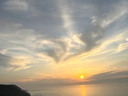 Sunset from our pitch
