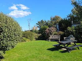 Beautiful beer garden