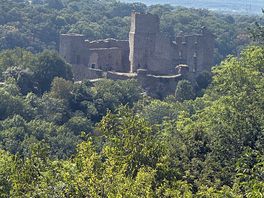 The chateau ruins