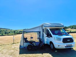 Plenty of space even with an awning!