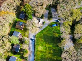 Drone footage of the site