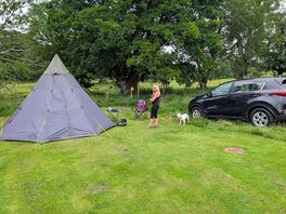 Our spacious pitch