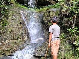 Small water fall after a small hike