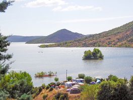 Pitches by the lake
