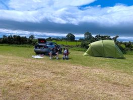 All set up for the night 🏕️