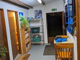 Toilet and social area