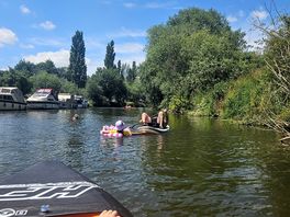 Out on the river