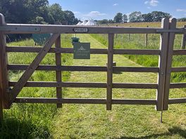 Entrance to the site