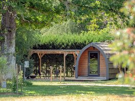 Camping pod exterior