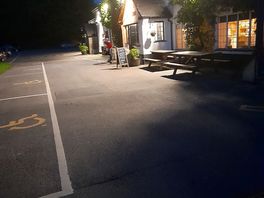 Front view of pub