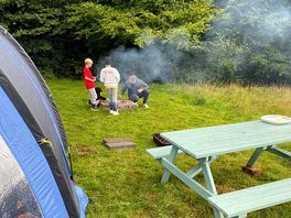 Camp fires were a hit