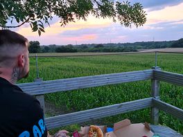 Stunning views in the evening at dinner time