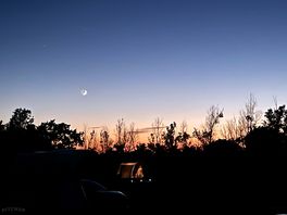 Dusk from pitch