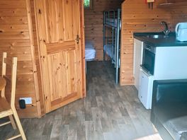 Inside the pod.