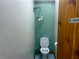 Spacious toilets