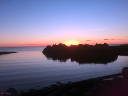 Sunset over portpatrick