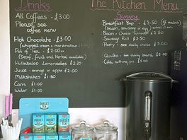 Some of the kitchen menu