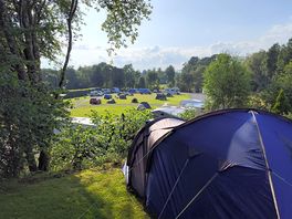 Overlooked the main campsite below