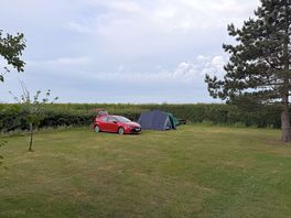 A corner of the quiet campsite.