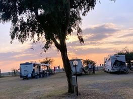 Campsite as sun went down