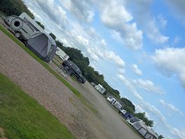 Caravan side looks lovely
