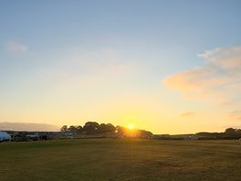 Warm and welcoming sunrise
