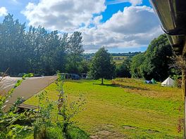 The view from the shower block
