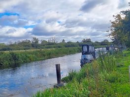 View along river from campsite.