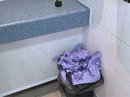 Overflowing bins with alcohol dotted about was the norm
