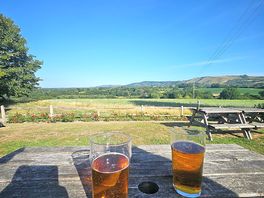 View from the nearby pub