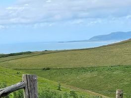 View from one of the top fields
