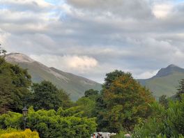 View from our caravan.