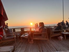 Zonsondergang in fécamp, 5 minuutjes van de camping