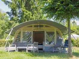 Exterior of the Lodge tent