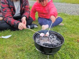 We was allowed a bbq to have smores