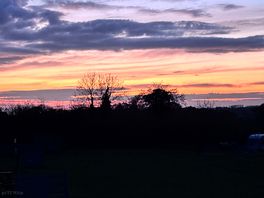 Sunsets are beautiful up here!