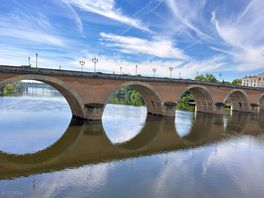 Over this bridge into town