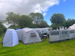 This was our setup on a gold plus pitch. lots of room for the kids to charge about