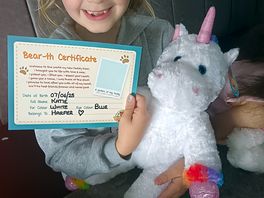 Build your own bear with the entertainment team