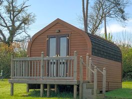 Camping pod with balcony